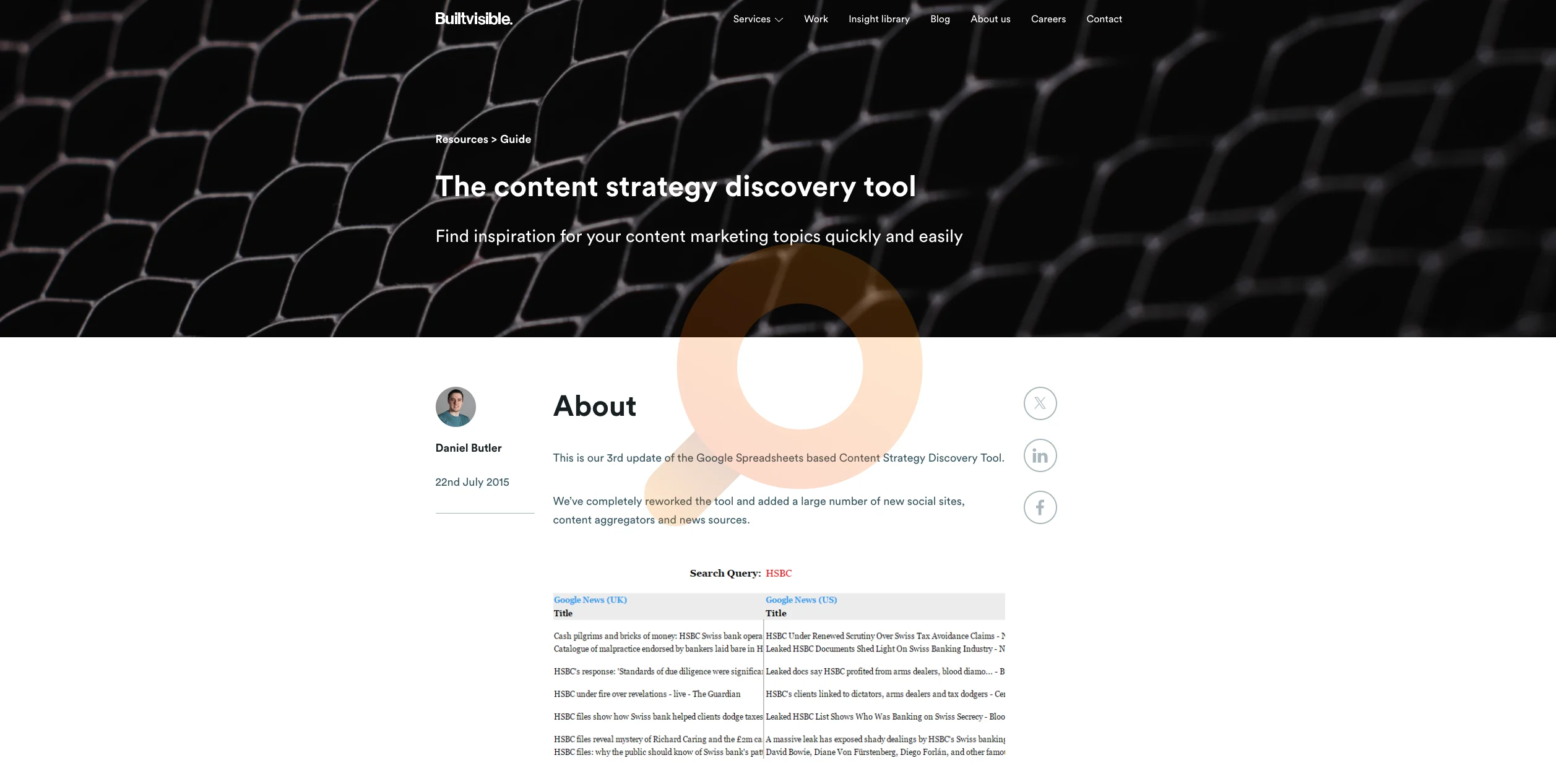 Content Strategy Generator Tool