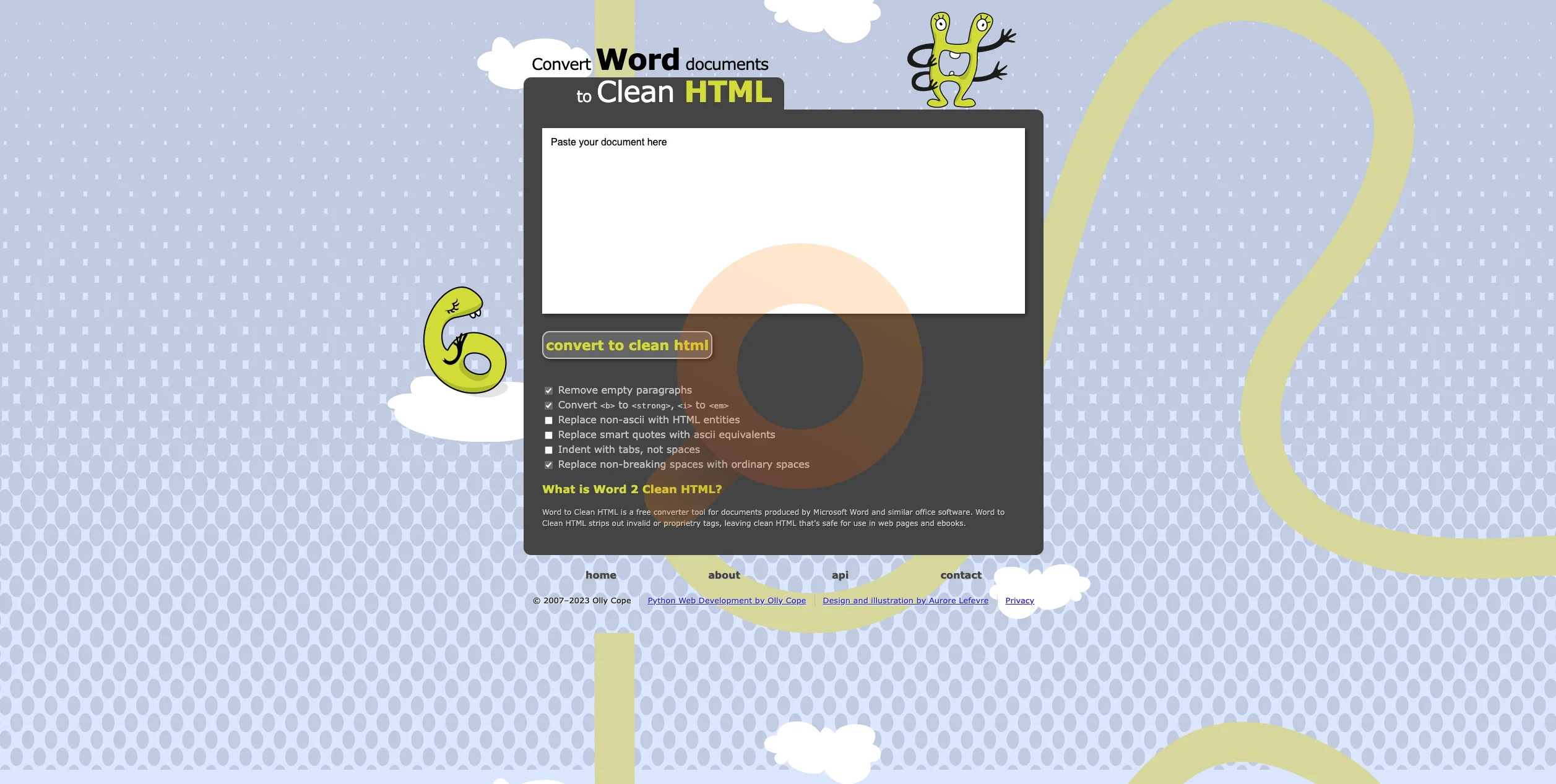Convert Word Documents to Clean HTML