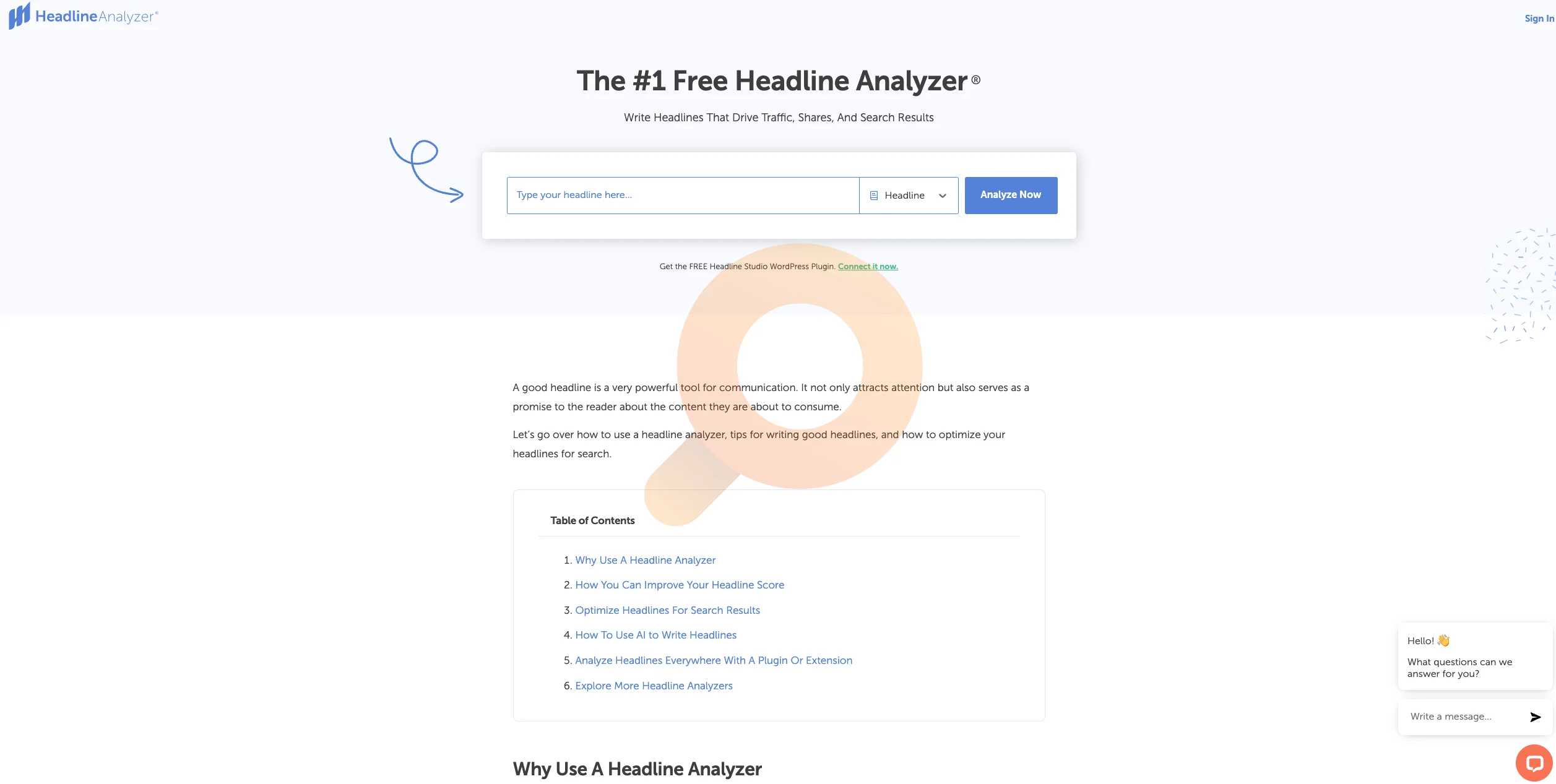CoSchedule Headline Analyzer