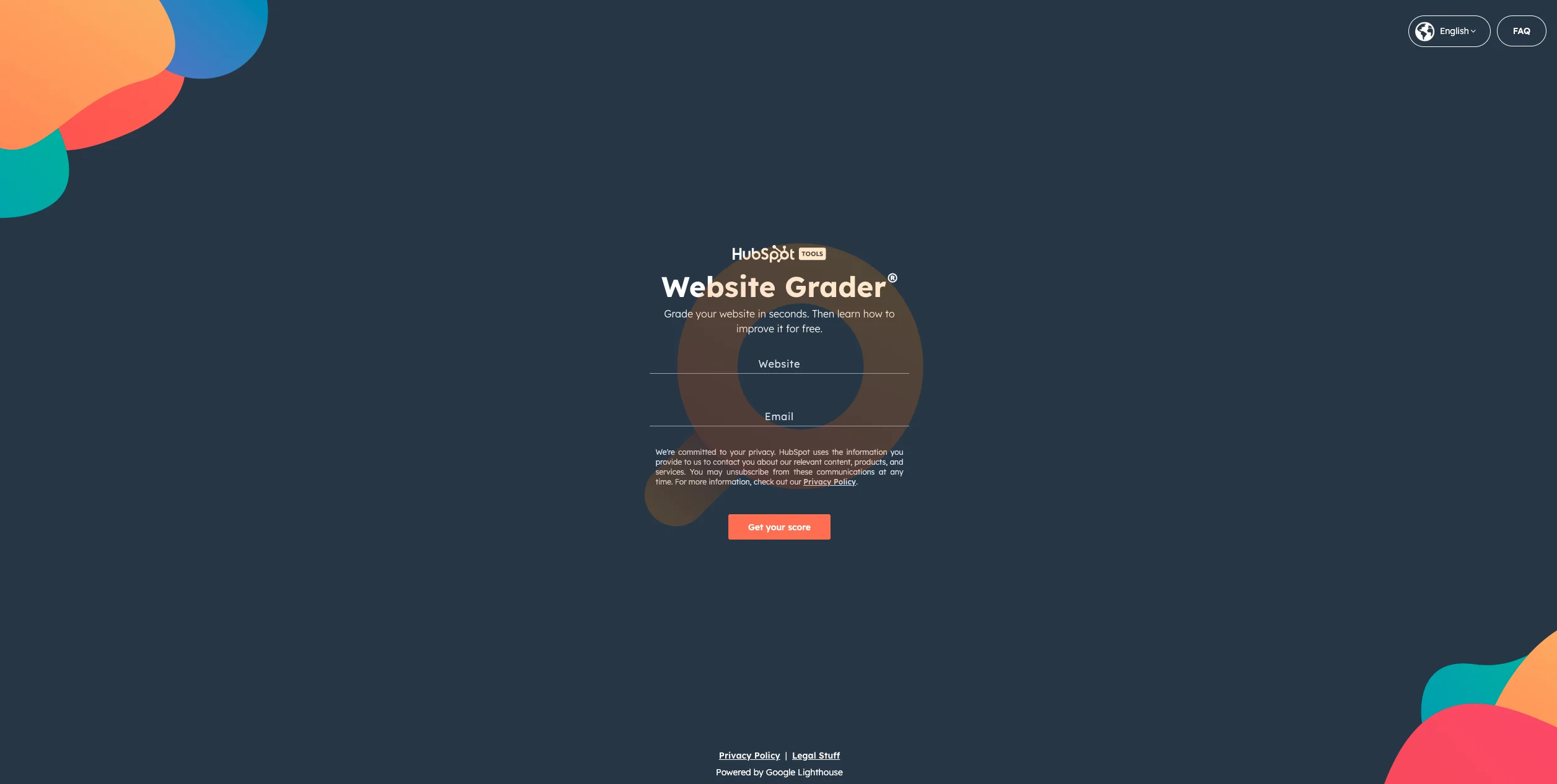 HubSpot Website Grader