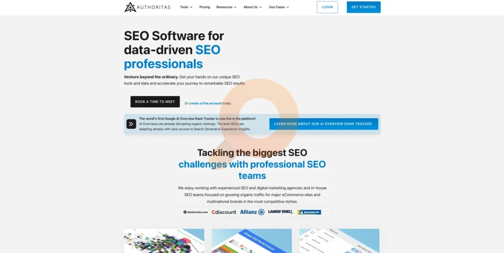 Enterprise-level SEO insights and tools.