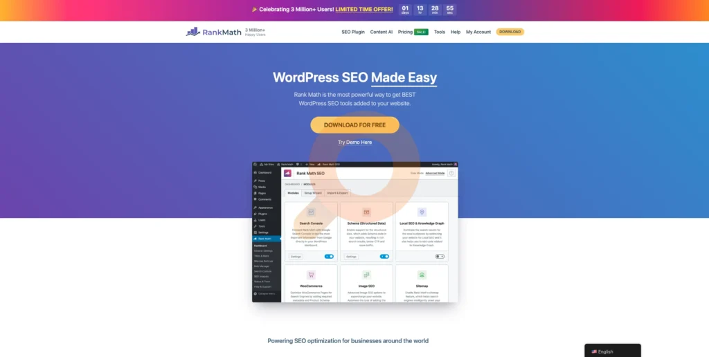 Optimize your WordPress website for better search engine rankings.