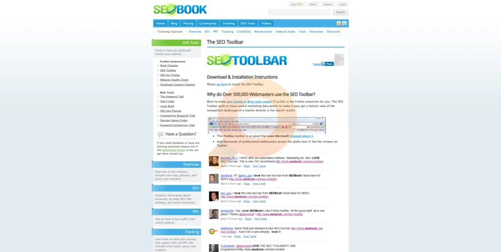 Get detailed SEO insights including backlinks and competitive data with this popular toolbar.